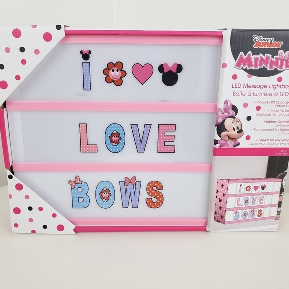 Disney Minnie Junior led message lightbox 90 cards - Picture 3 of 14